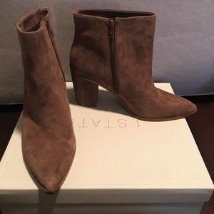 1. State Taupe Stacked Heel Boots size 10
